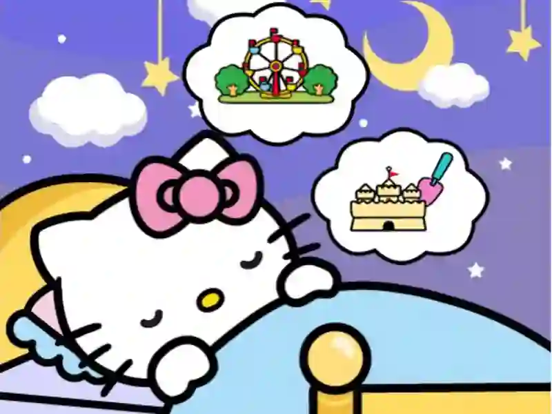 Spil Hello Kitty Good Night online