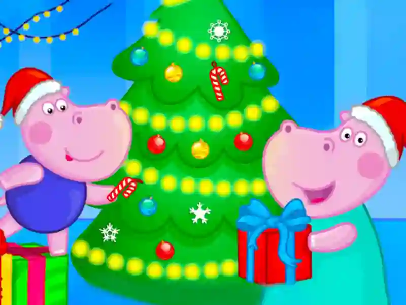 Spil Hippo Christmas Calendar online