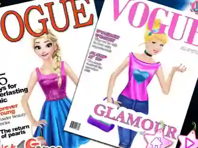 Spil Princesses On Vogue Cover online