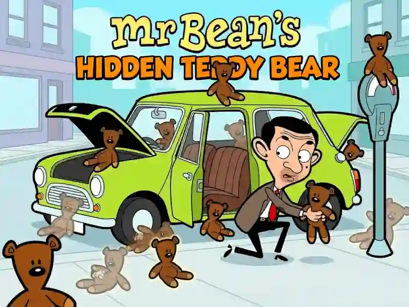 Spil Mr Bean Car Hidden Teddy Bear online