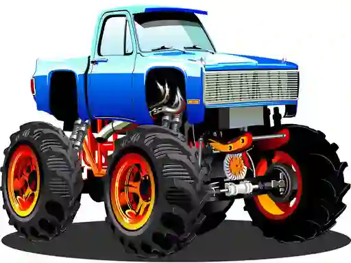 Spil Monster Truck Puzzle online