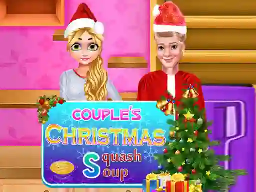Spil Couple Christmas Squash Soup online