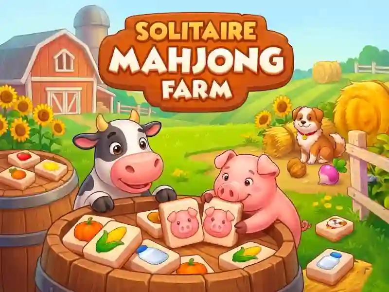 Spil Solitaire Mahjong Farm online