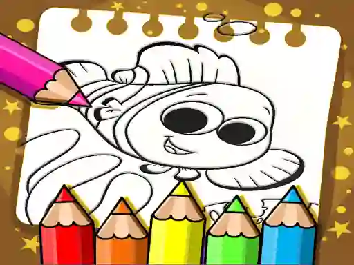 Spil Finding Nemo Color Book online