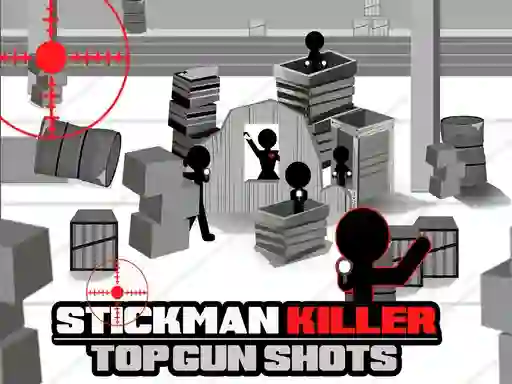 Spil Stickman Killer Top gun Shots online