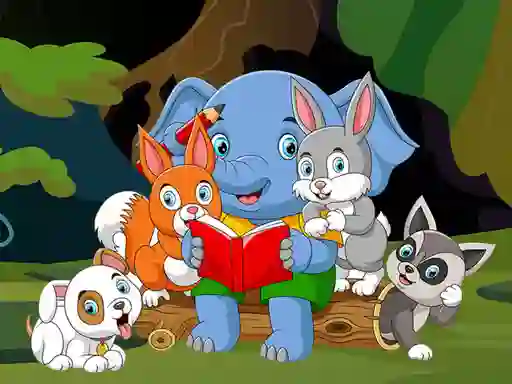 Spil Cute Animals Memory online