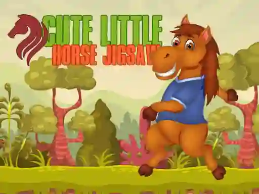Spil Cute Little Horse Jigsaw online