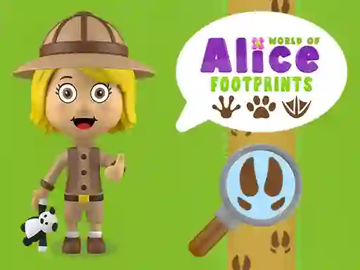 Spil World of Alice Footprints online