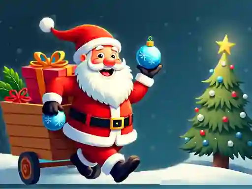 Spil Santa: The Magic of Tree Decorating online
