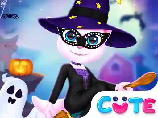 Spil Cat Girl Halloween Preparation online