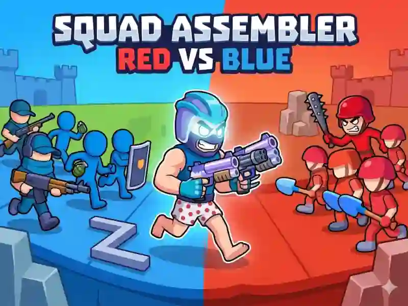 Spil Squad Assembler Red Vs Blue online