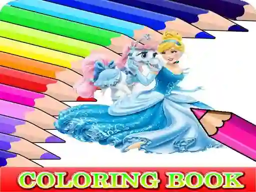 Spil Coloring Book for Cinderella online