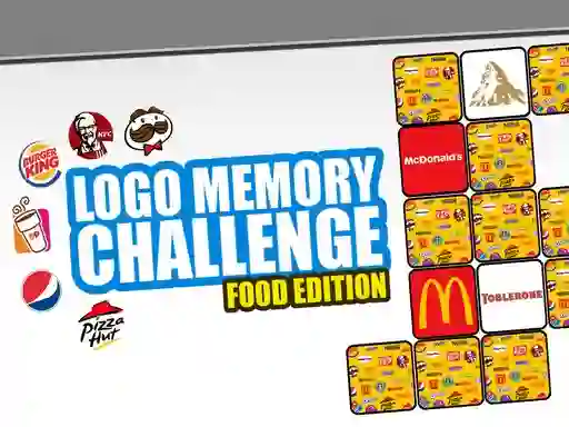 Spil Logo Memory Food Edition online