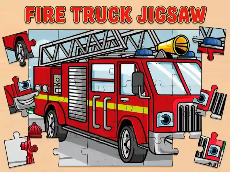 Spil Fire Truck Jigsaw online