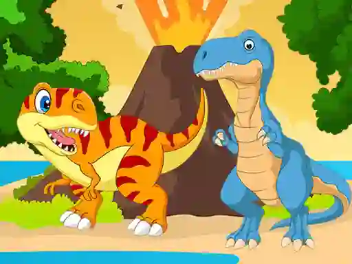 Spil Dino Jigsaw online