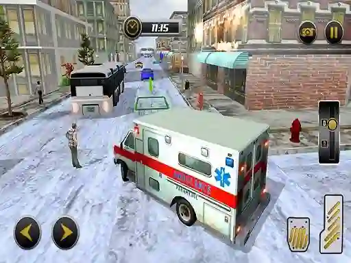 Spil Modern city ambulance simulator online