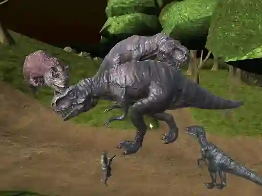 Spil Mightnight Multiplayer Dinosaur Hunt online