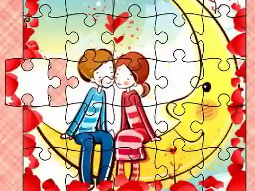 Spil Loving Couple Jigsaw online