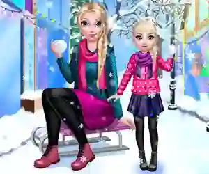 Spil Elsie Winter Day online