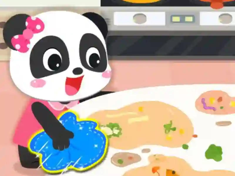 Spil Baby Panda Cleanup online