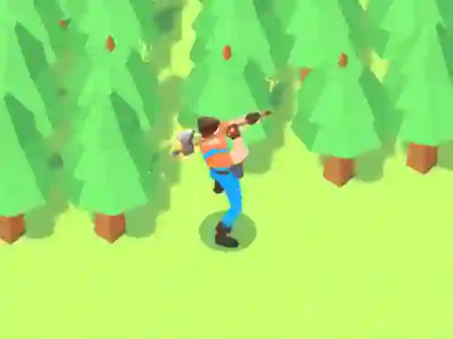 Spil Idle Lumberjack 3D online