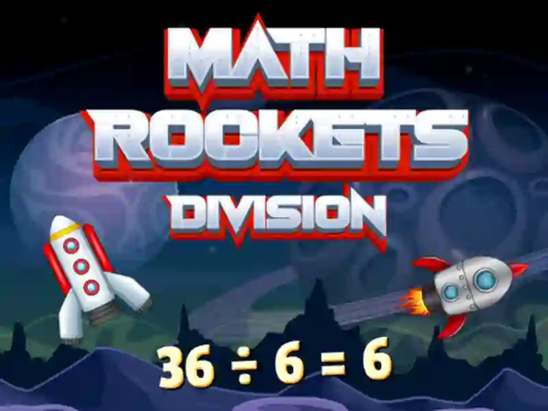 Spil Math Rockets Division online