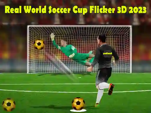 Spil Real World Soccer Cup Flicker 3D 2023 online