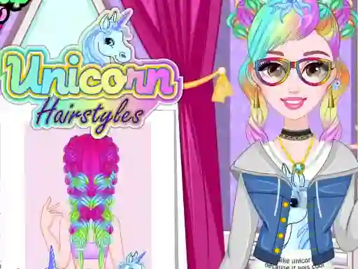 Spil Unicorn Hairstyles online