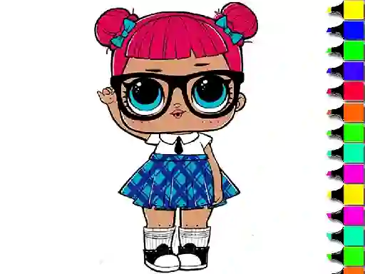 Spil Easy Kids Coloring Lol online
