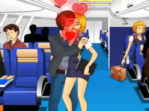 Spil Air Hostess Kissing online