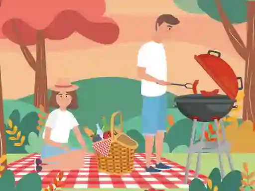 Spil Barbecue Picnic Hidden Objects online