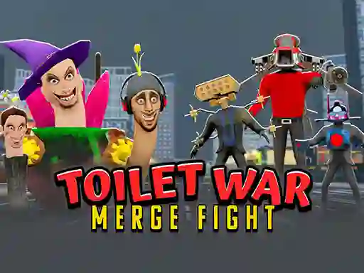 Spil Toilet War: Merge Skibidi online