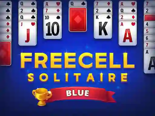 Spil Freecell Solitaire Blue online