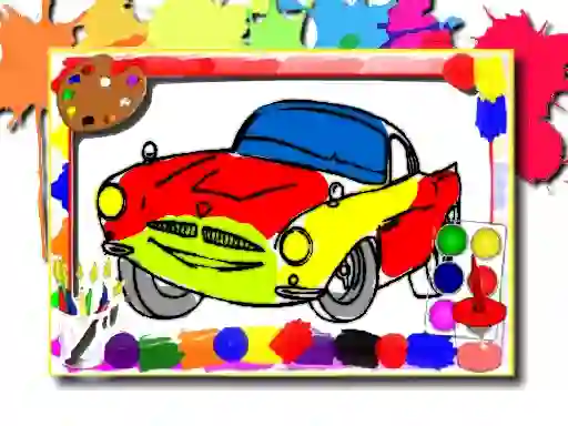 Spil Racing Cars Coloring Book online