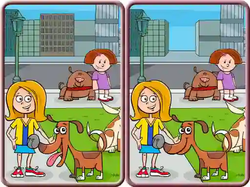 Spil Spot The Differences City online