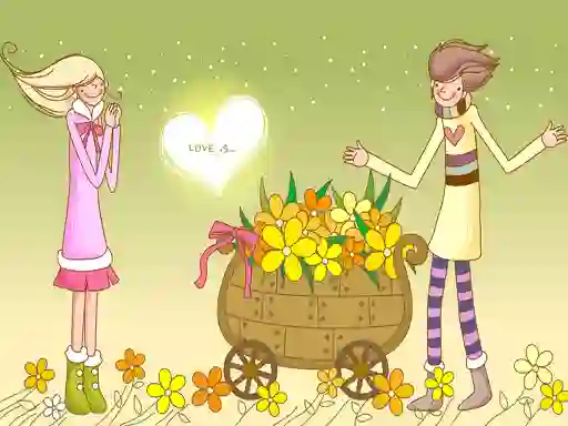 Spil Love Couple Slide online