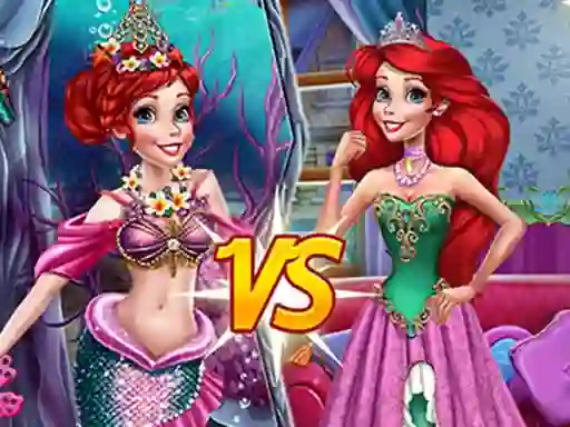 Spil Mermaid vs Princess online