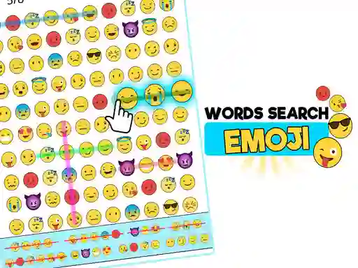 Spil Word Search Emoji Edition online