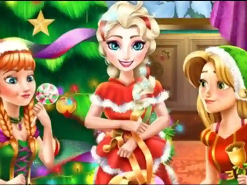 Spil Disney Princess Christmas Party online