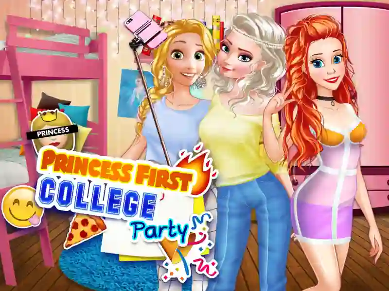 Spil Princess First College Party online