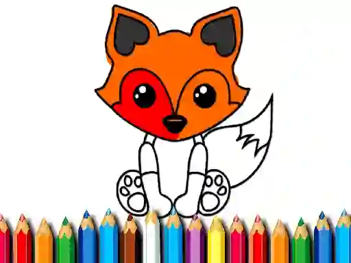 Spil Fox Coloring Book online