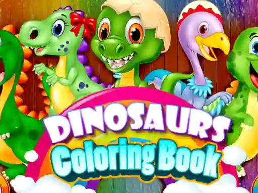 Spil Dinosaurs Coloring Book online