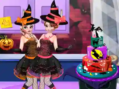 Spil Halloween Party Cake online