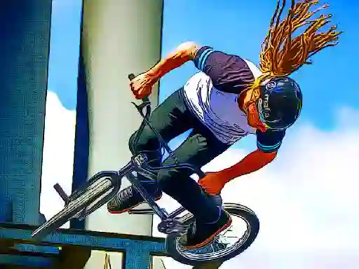 Spil bmx bikes jigsaw online