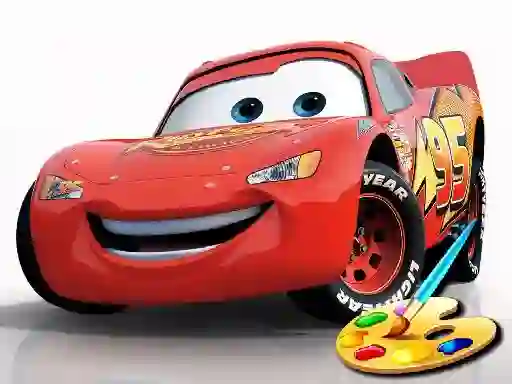 Spil Disney Cars Coloring Book online