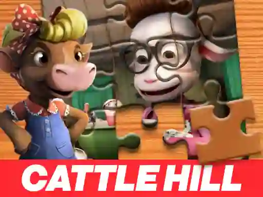 Spil Christmas at Cattle Hill Jigsaw Puzzle online
