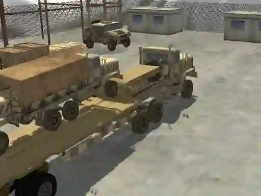 Spil Transport Army vehicle truck driving online