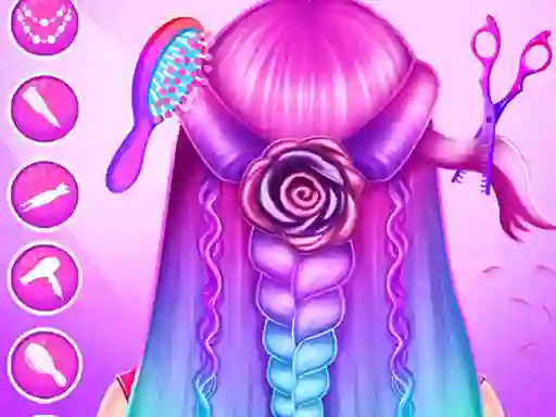 Spil Braid Hair Salon Girls online