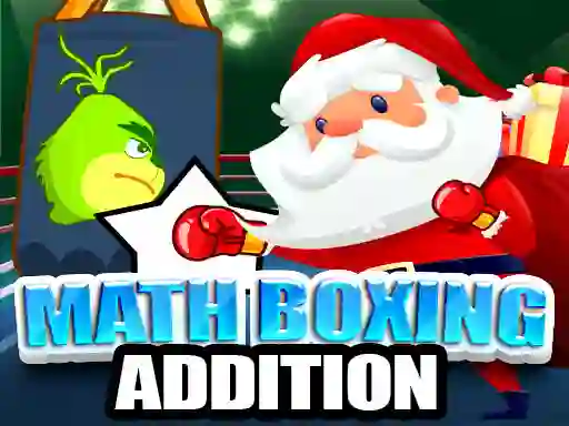 Spil Math Boxing Christmas Addition online