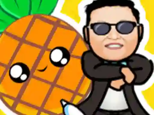 Spil Pineapple and pen vs gangnam style online
